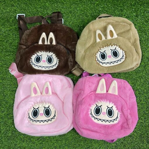 Gray Mochila Infantil con Diseño Labubu – Colores Variados | Mundo Ofertas CR