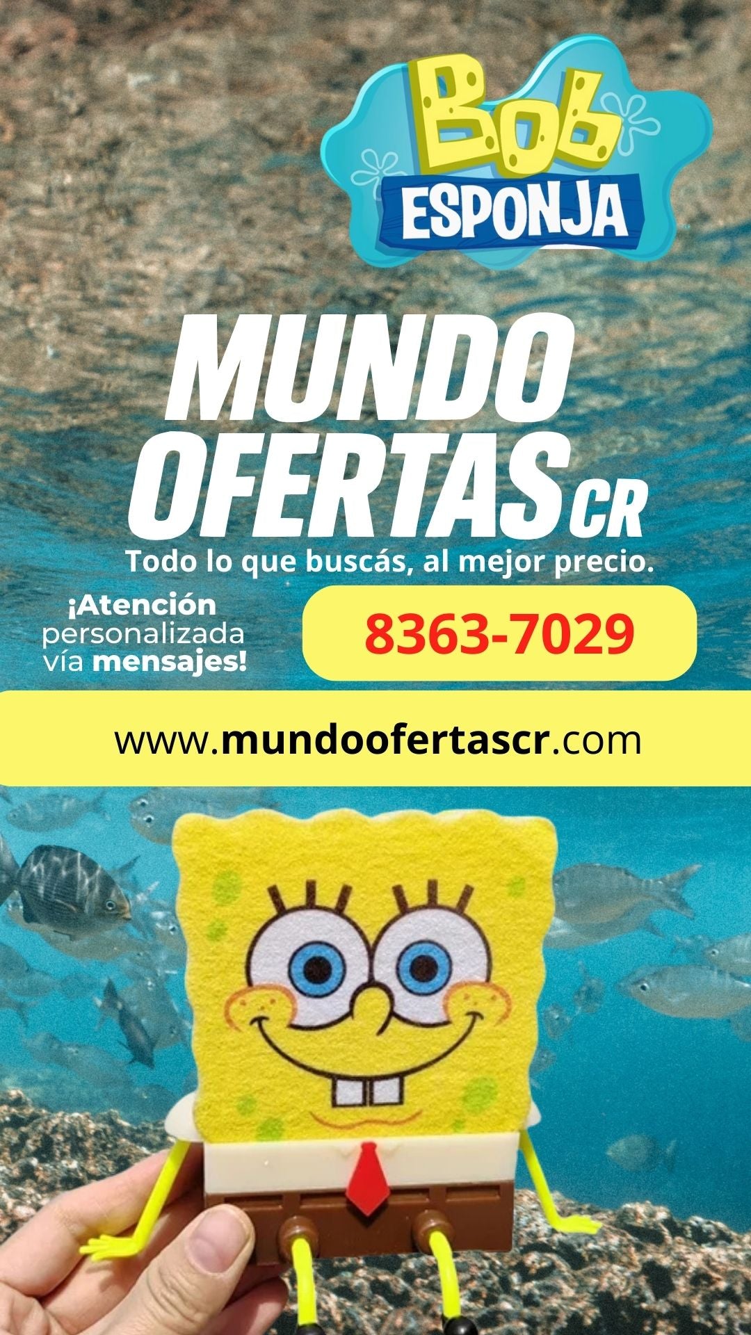 Lava Platos Bob Esponja | Mundo Ofertas CR