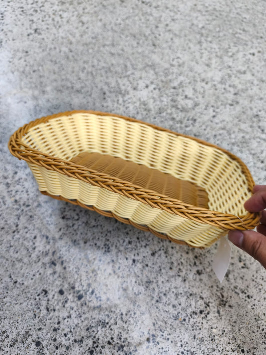 Canasta de Mimbre Rectangular | Organización y Decoración | Mundo Ofertas CR